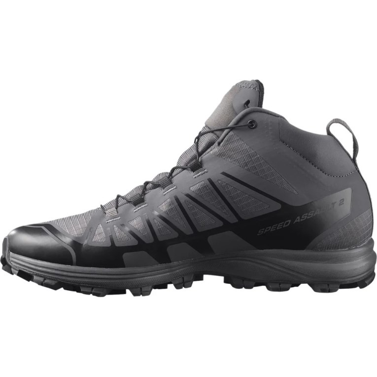 Black Salomon Speed Assault 2 Men's Tactical Boots | PH 45938T